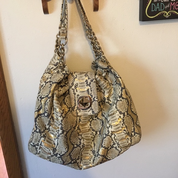 kate ♠️ spade snake embossed handbag with dust bag - Picture 8 of 8